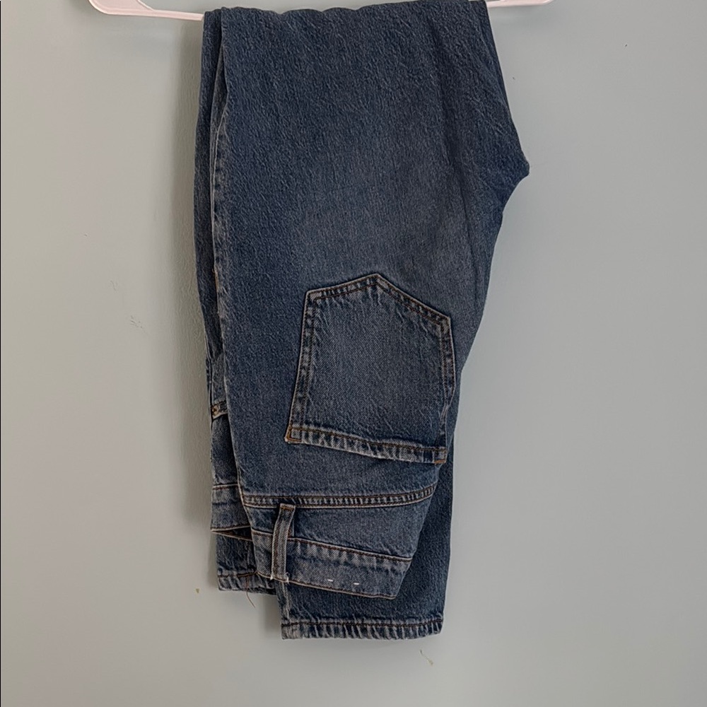 Dynamite Dark Blue Straight Jeans